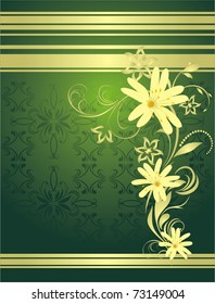 Spring bouquet. Decorative background for wrapping. Vector
