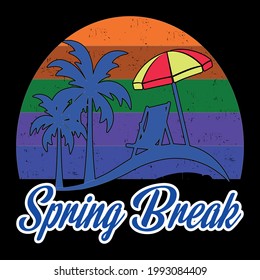 Spring Break design t shirt 