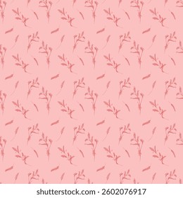 Spring break wallpaper edition, with pink background and floral pattern.