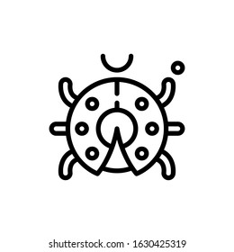  Spring, bug icon, elements of Spring icon set, premium line icon for web design and app development