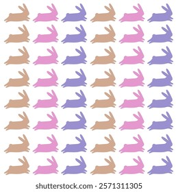 Spring Bunnies Design Pattern Texture - Spring2025