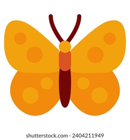 Mariposas de primavera Ilustración del objeto Vector