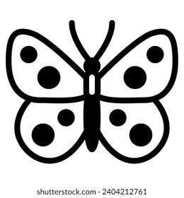 Spring butterflies Vector object illustration