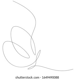 Spring butterfly fly vector illustration