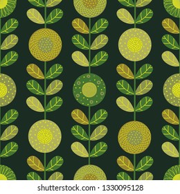 Spring camouflage. Ornate seamless pattern with the leaves. Сan be used for wallpaper, pattern fills, web page background, surface textures.