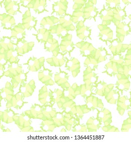 Spring camouflage of various shades of green, white and yellow colors. It is a colorful seamless pattern that can be used as a camo print for clothing and background and backdrop or computer wallpaper