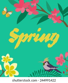 Spring card