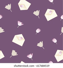 Spring card with flowers. vector illustration