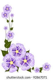 Spring - card with nice pink flower