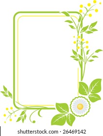 Spring card. Vector