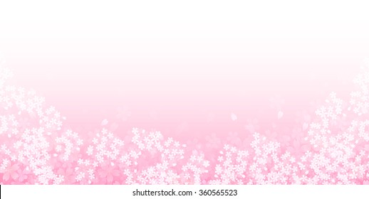Spring cherry blossom background