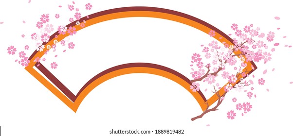 Pétalos de flores de cerezo de primavera sobre fondo blanco

