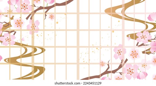 Spring cherry blossom plant background beautiful
