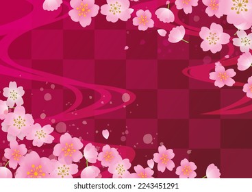 El fondo de la flor de cerezo de primavera hermoso
