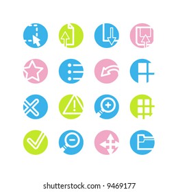 spring circle image viwer icons