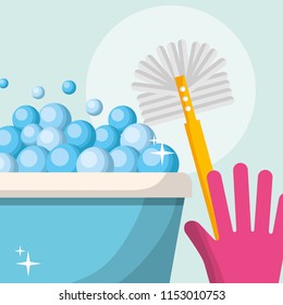 spring cleaning concept