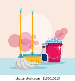 spring cleaning concept