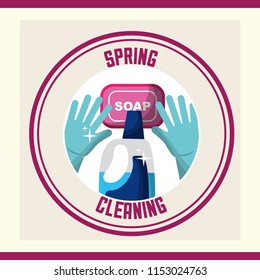 spring cleaning concept