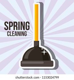 spring cleaning concept