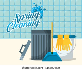 spring cleaning concept