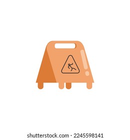 Spring cleaning tools flat illustration