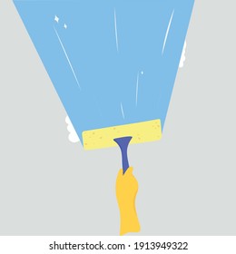 Spring cleaning. Vector illustration for advertising, design, promotion, poster, flyer, article, and marketing.