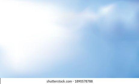 Blaue Himmelskulisse. Vektorgrafik