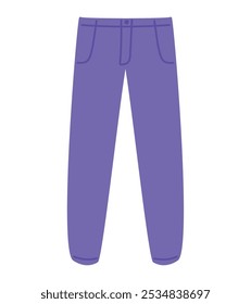 spring clothes purple pants isolated icon