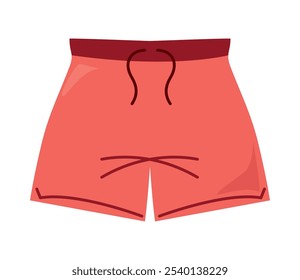 Ropa de primavera Pantalones cortos aislados icono