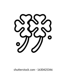  Spring, clover icon, elements of Spring icon set, premium line icon for web design and app development