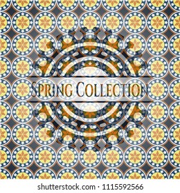  Spring Collection arabic emblem. Arabesque decoration.