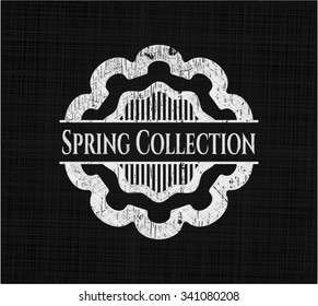 Emblema de tiza de la colección de primavera