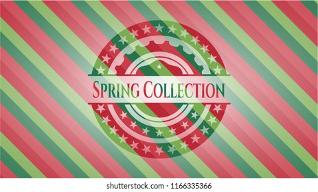 Spring Collection christmas badge.