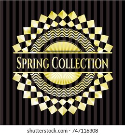 Spring Collection golden badge