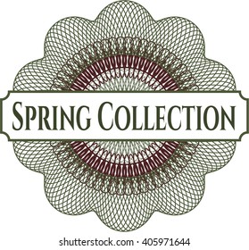 Spring Collection inside a money style rosette