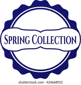 Fondo jean de la colección de primavera