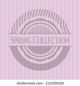 Spring Collection pink emblem