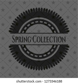 Spring Collection realistic black emblem