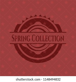 Spring Collection red icon or emblem
