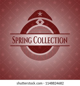 Spring Collection red icon or emblem