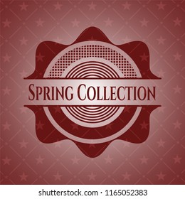 Spring Collection retro red emblem
