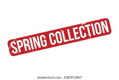 Vector de sello de goma de la colección de primavera