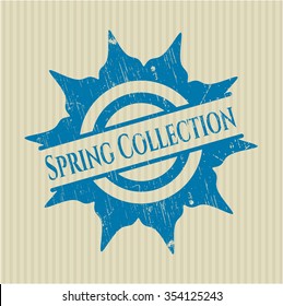 Sello de goma de la colección de primavera