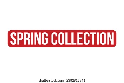 Vector de sello de goma de la colección de primavera