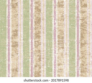 Spring colorful carpet texture, Seamless vector french stripe pattern. Provence woven texture. Shabby chic style weave stitch background.