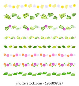 Spring Colorful decoration line set