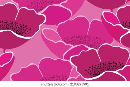 Spring colorful vector illustration with blue roses. Cartoon style. Design for fabric, textile, paper. Holiday print for Easter, Birthday, 8 March. Flowers with leaves.