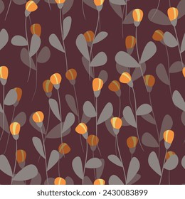 Spring colorful vector illustration with roses. Cartoon style. Design for fabric, textile, paper. Holiday print for Easter, Birthday, 8 march. Flowers with leaves.