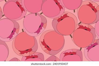 Ilustración vectorial colorida primavera con tulipanes. Estilo de caricatura. Sencillo patrón minimalista con elementos naturales. Ilustración vectorial para tela, textil, afiche, invitación.