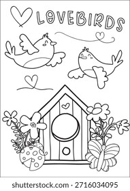 Páginas para colorear de primavera para niños